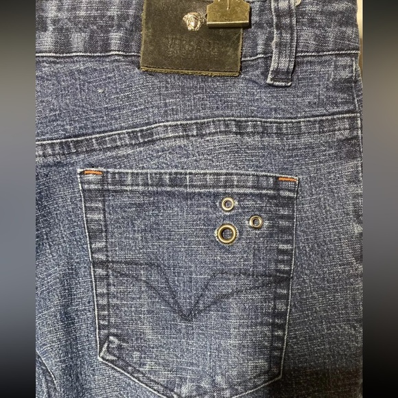 Versace Denim Jeans Vintage 90’s Size 31 Italy Ladies distress - Picture 12 of 12